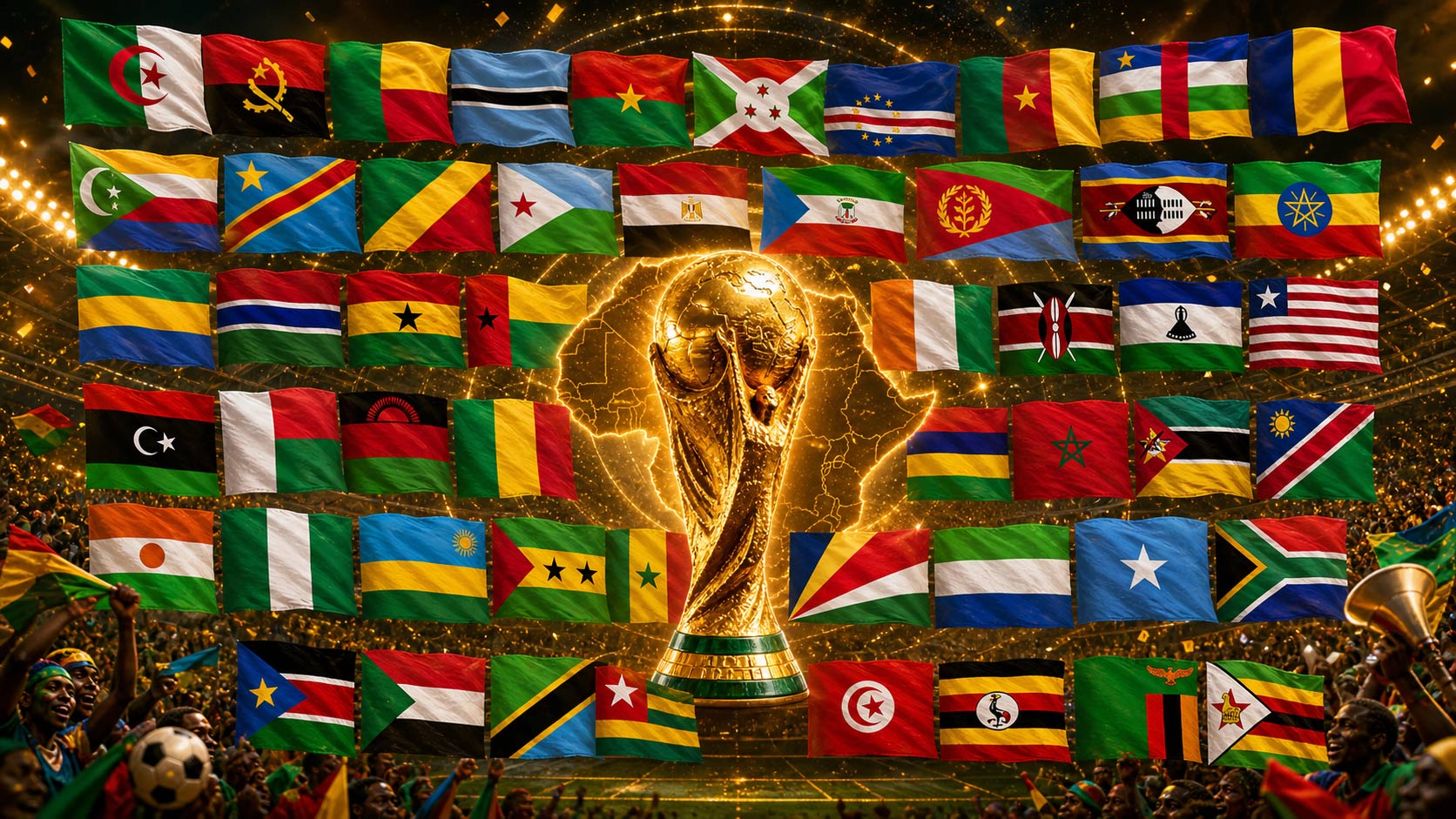 Coupe du Monde et toutes les nations africaines