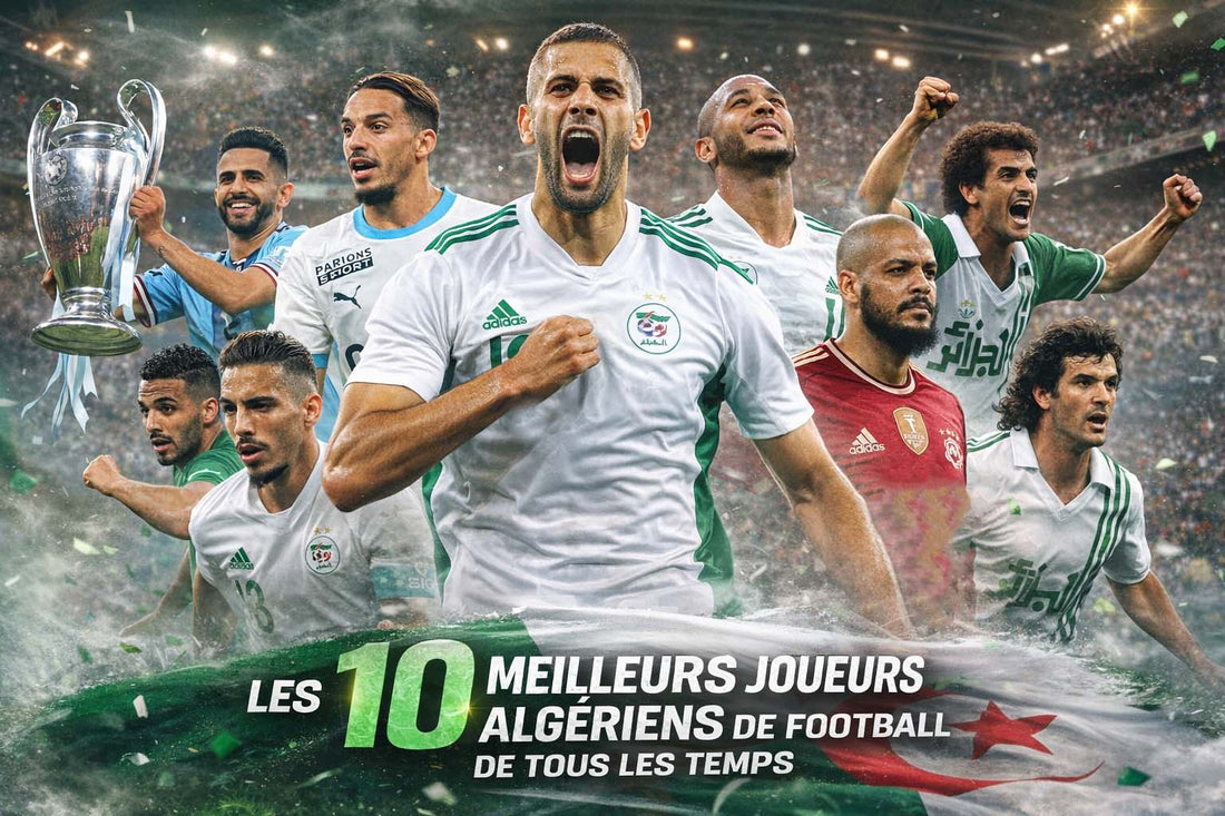 Top 10 des meilleurs joueurs algériens de l'histoire en montage photo
