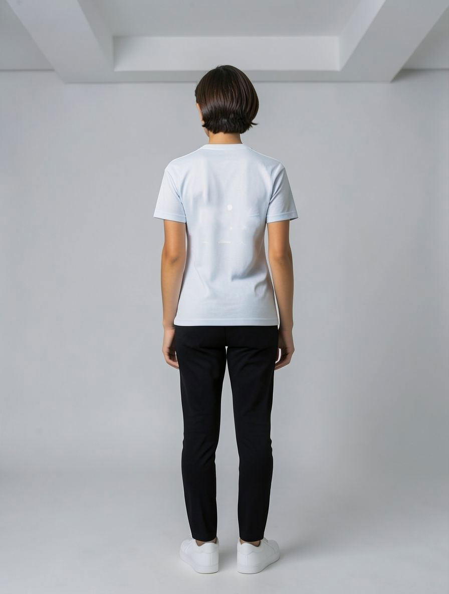 Maillot de l'Algérie blanc avec un ruban de la Palestine