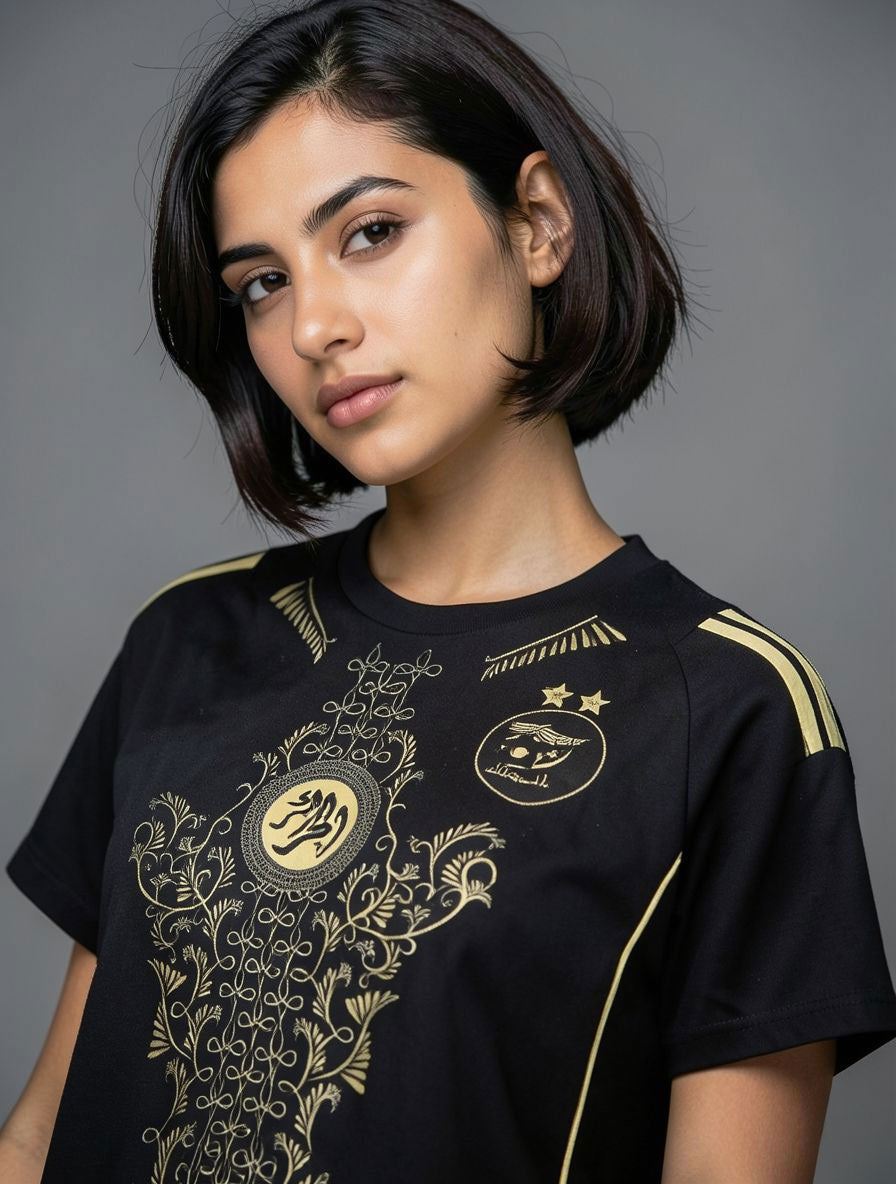 Maillot de l'Algérie noir et or