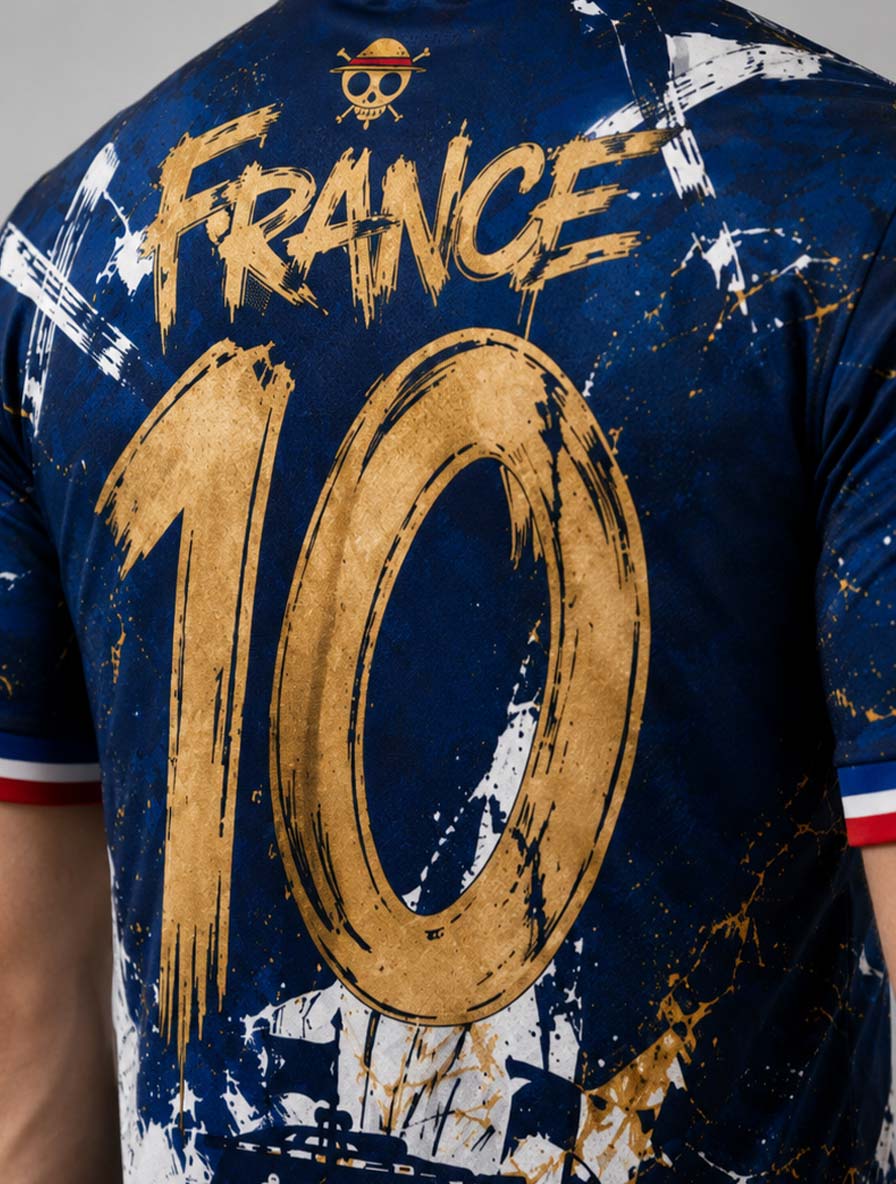 MAILLOT DE LA FRANCE "LUFFY" - ONE PIECE