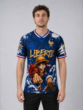 MAILLOT DE LA FRANCE "LUFFY" - ONE PIECE