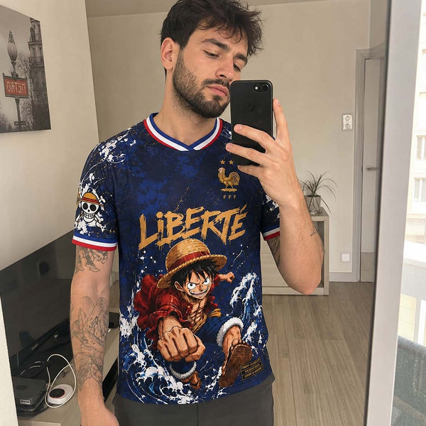 Maillot de la France "Luffy" - One Piece
