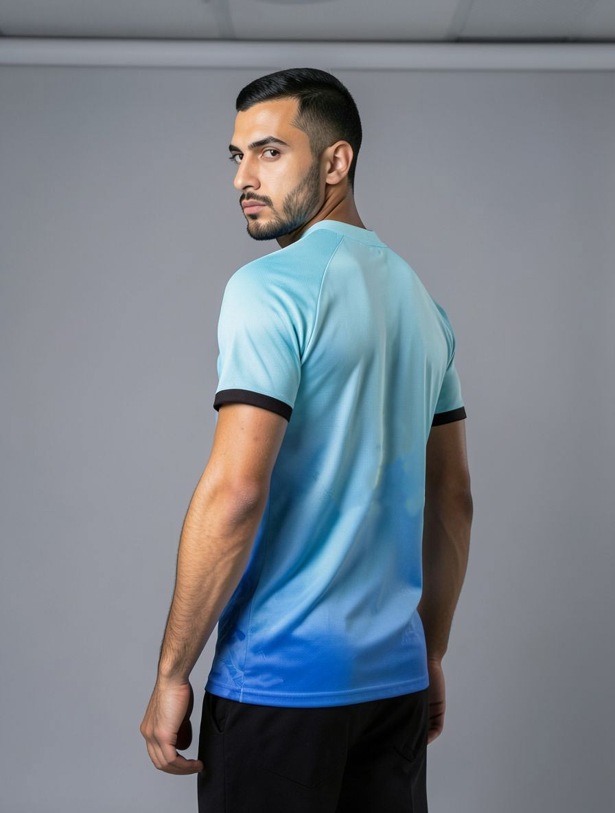 Maillot bleu du Maroc