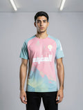 Maillot du Maroc bleu et rose