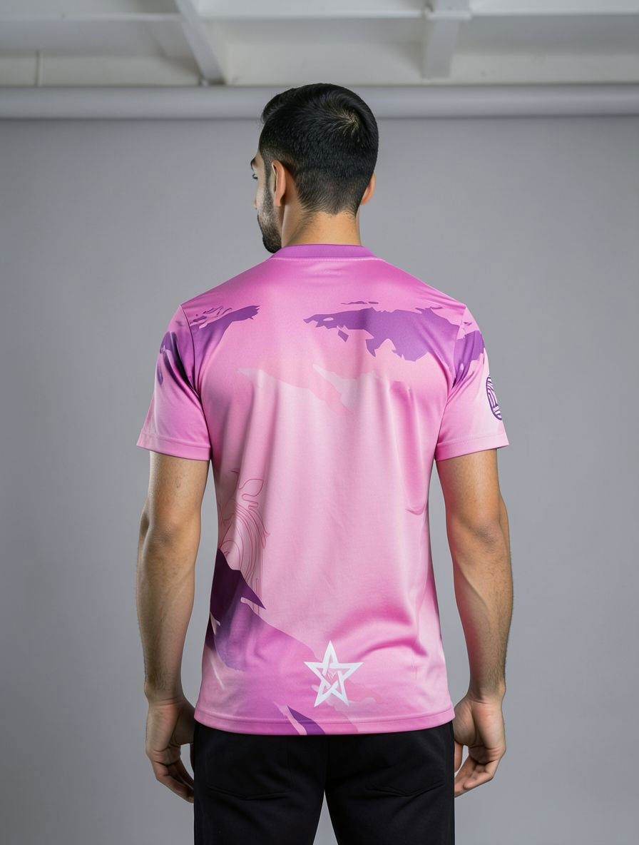 Maillot du Maroc rose et violet