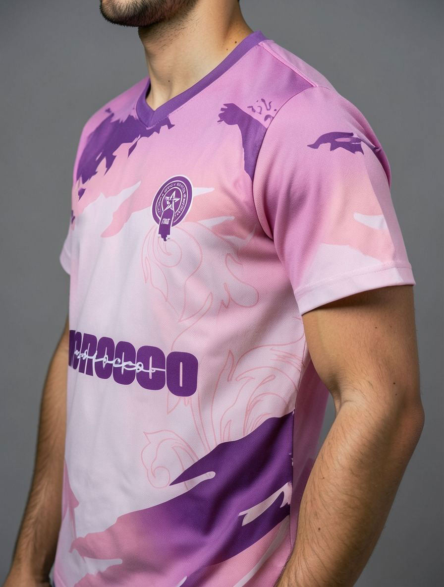 Maillot du Maroc rose et violet