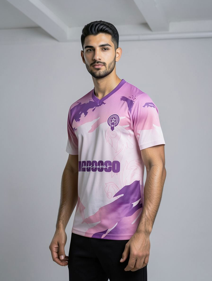 Maillot du Maroc rose et violet