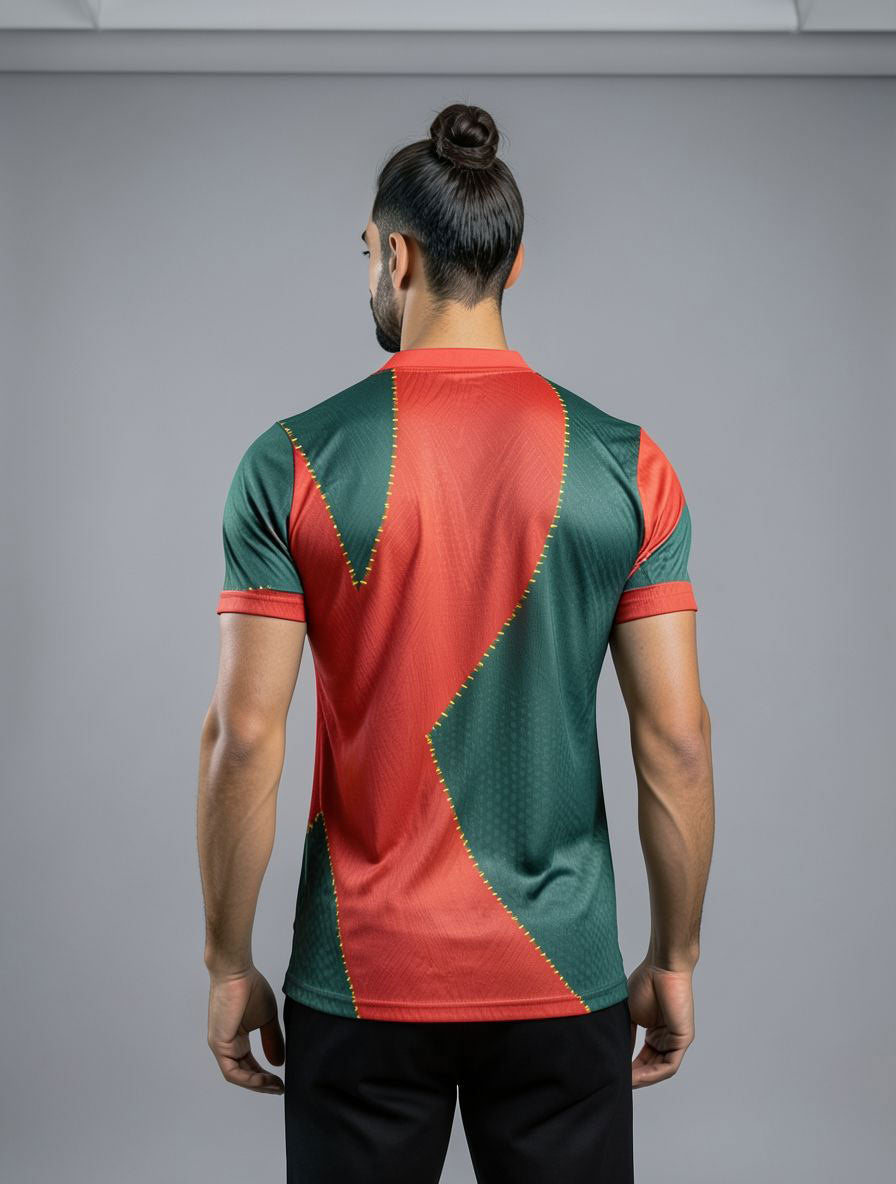 Maillot de Marseille aux couleurs du Maroc